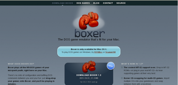 Boxer- A DOS Game Emulator