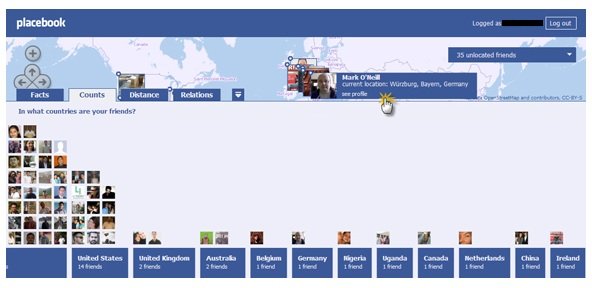 facebook friend mapper android