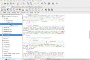 bluefish html editor