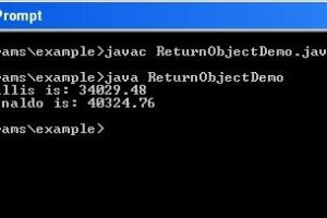 Return Object Method JAVA