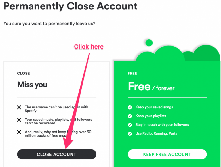 How to delete Spotify Account permanently – The Geeks Club