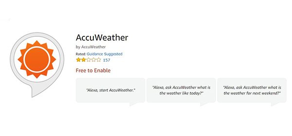Best Weather Forecast skills for Amazon Alexa you should try!