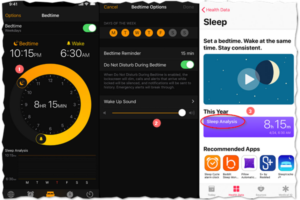 iPhone Bedtime feature