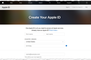 Create Apple ID