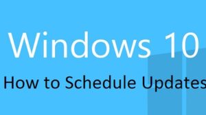 How to Schedule Windows Updates Outside Work Hours